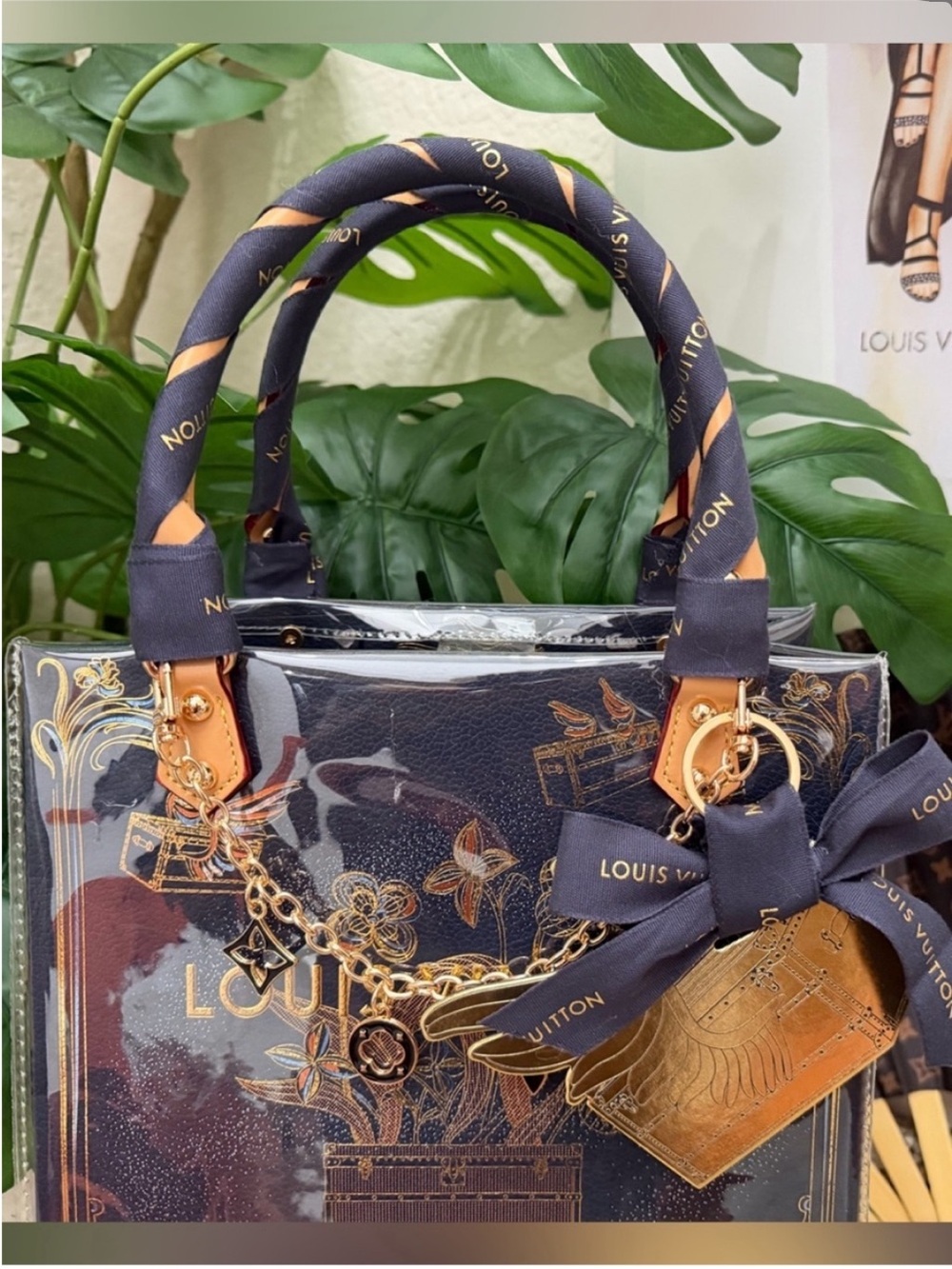 🌲🌲Louis Vuitton Holiday Gift Bag Tote🌲🌲 - Picture 2 of 8